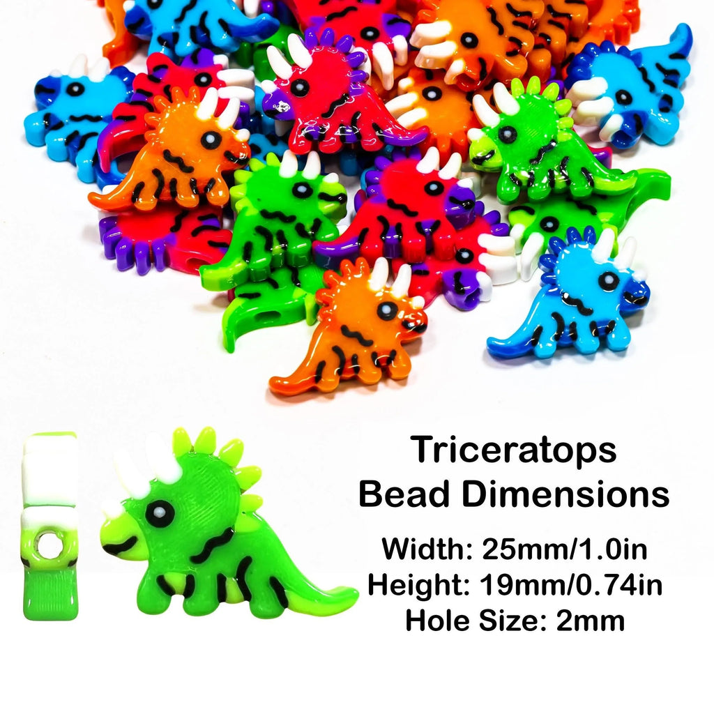 Triceratops Beads