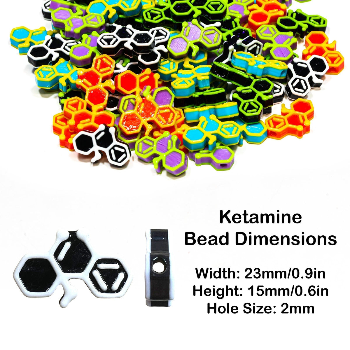 Ketamine Molecule Beads