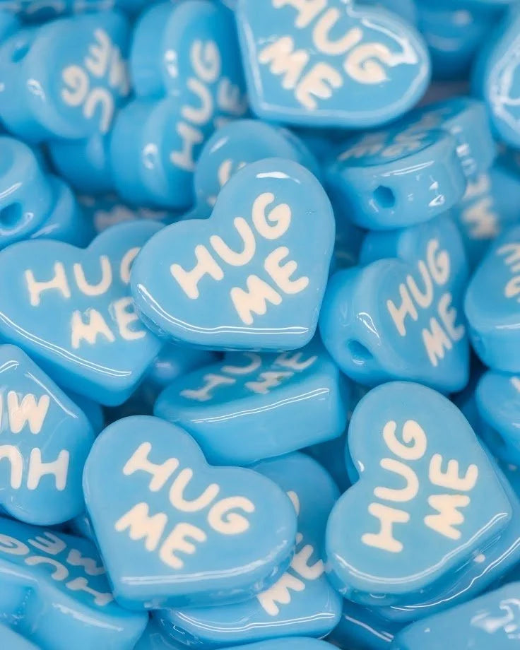Valentines Day Candy Heart Beads