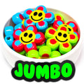 Jumbo Smiley Flower Beads