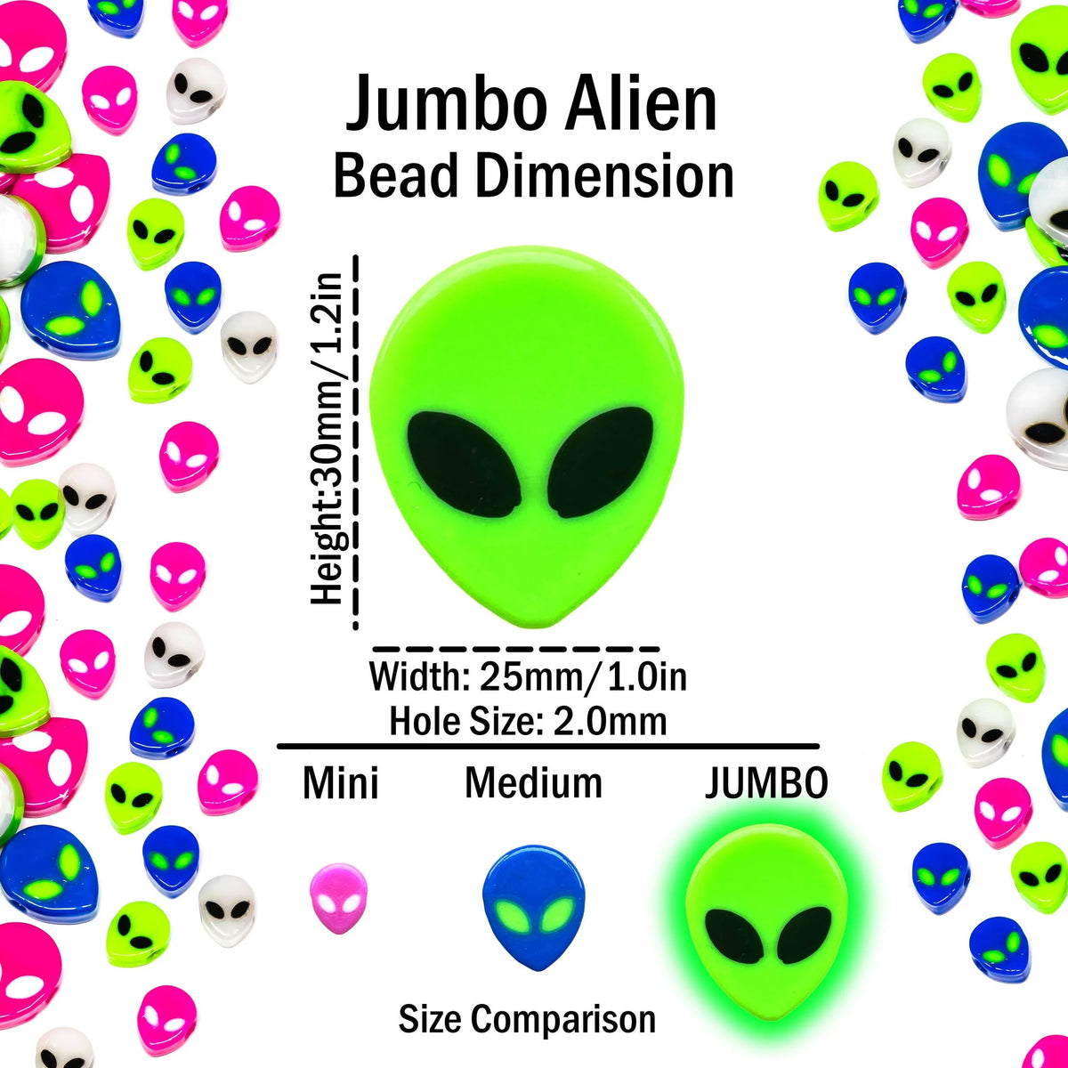 Jumbo Alien Beads