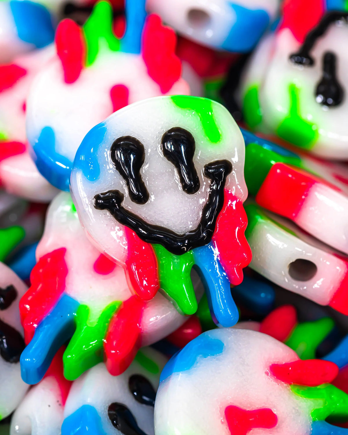 Jumbo Trippy Smiley Beads