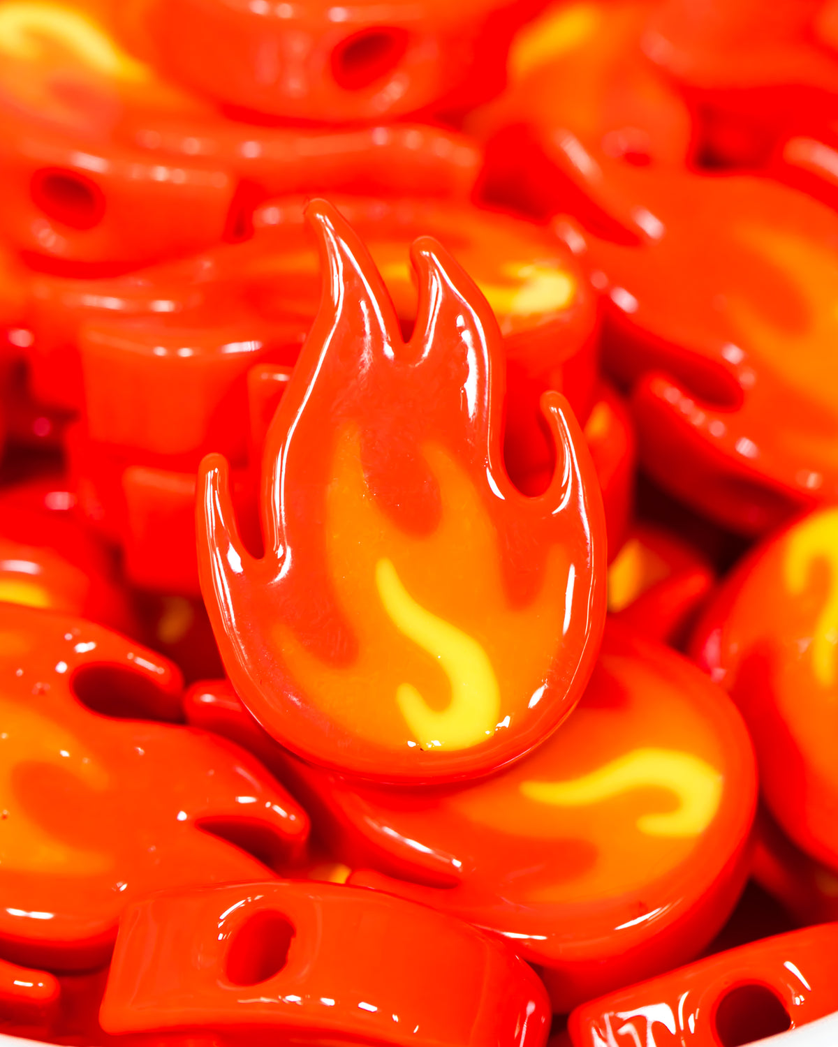 Jumbo Fire Emoji Beads
