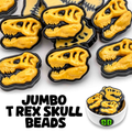 Jumbo T. Rex Skull Fossil Beads