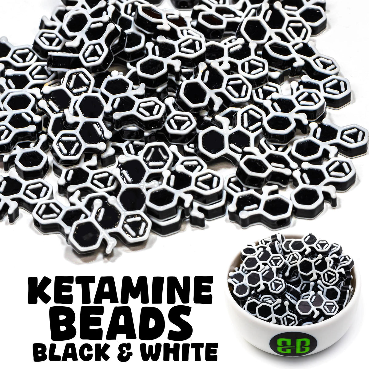 Ketamine Molecule Beads