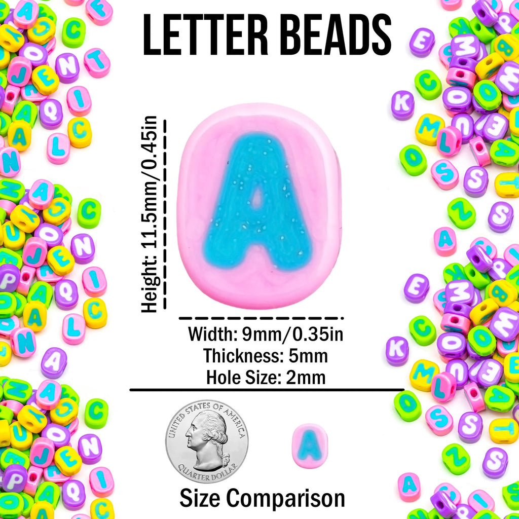 Pastel Alphabet Bead Soup