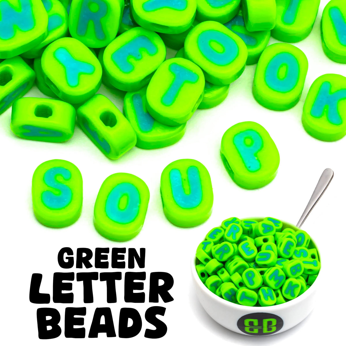 Pastel Alphabet Bead Soup
