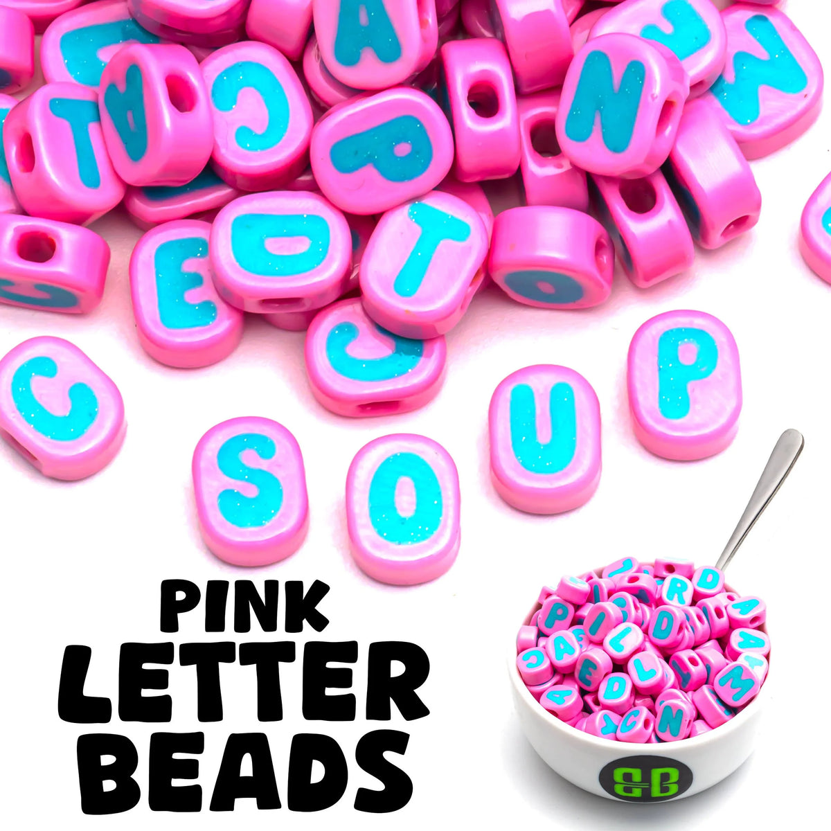 Pastel Alphabet Bead Soup