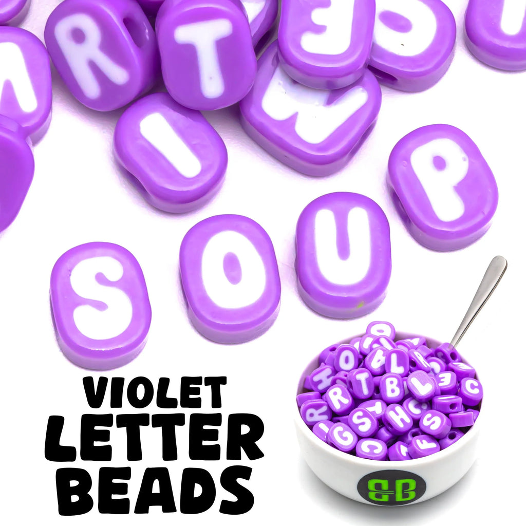 Pastel Alphabet Bead Soup