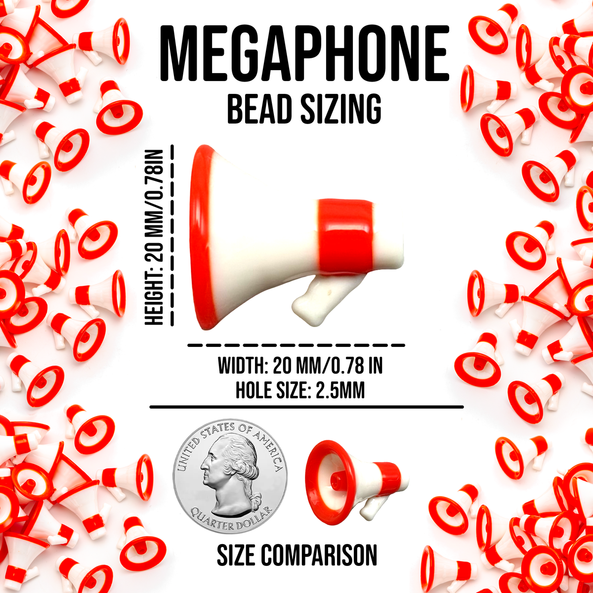Megaphone Beads