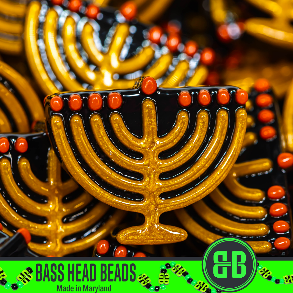Menorah Beads