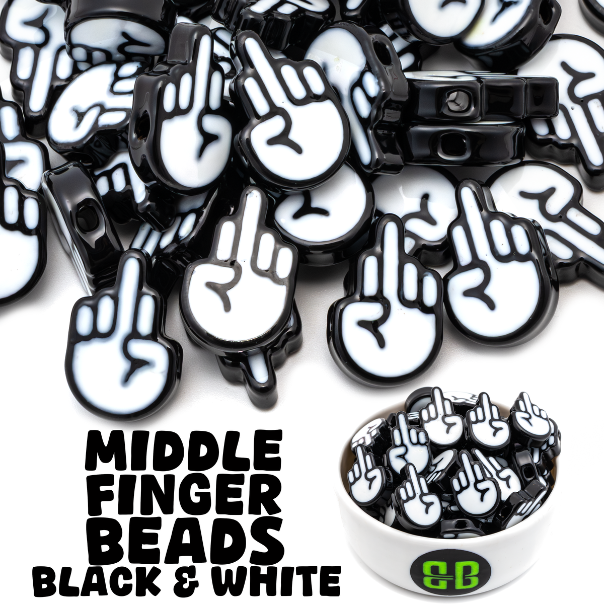 Middle Finger Beads