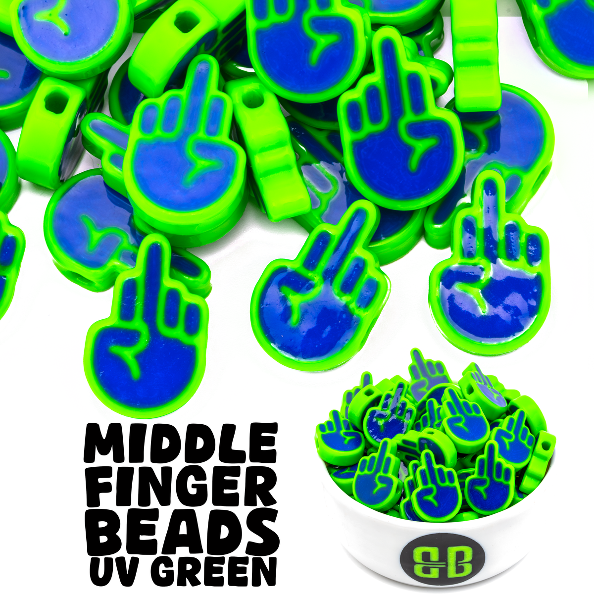 Middle Finger Beads