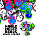 Middle Finger Beads