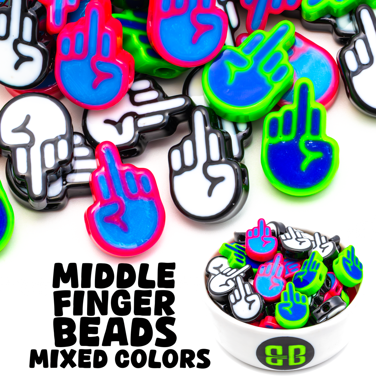 Middle Finger Beads
