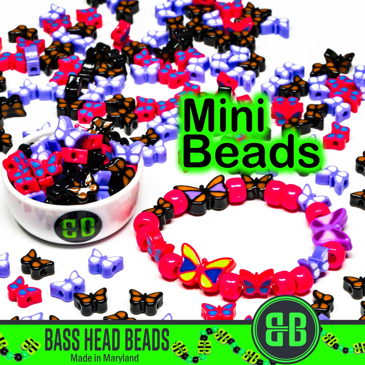 Mini Butterfly Beads