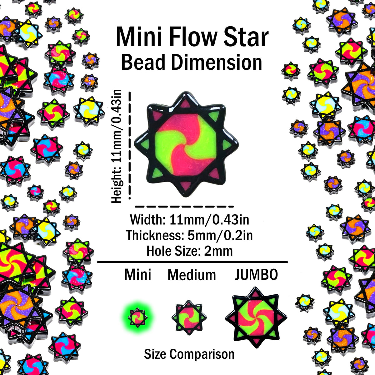 Mini Flowstar Beads