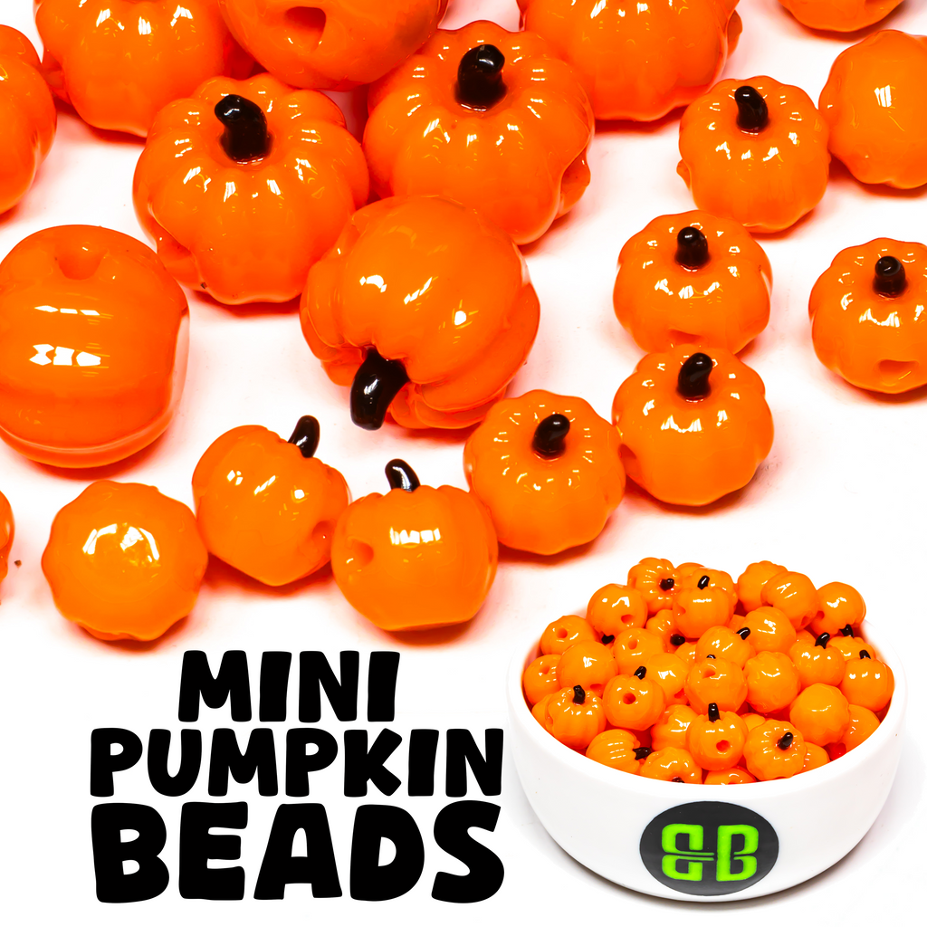 Mini Pumpkin Beads