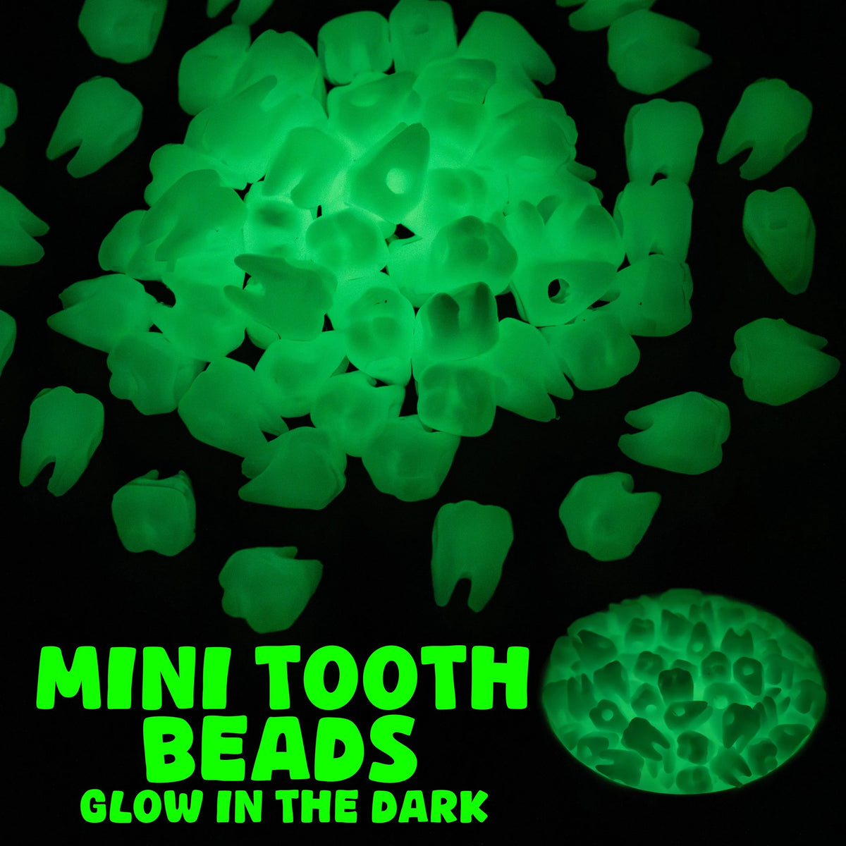 Mini Tooth Beads