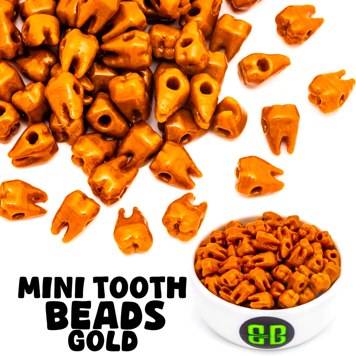 Mini Tooth Beads