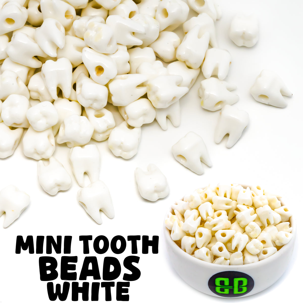 Mini Tooth Beads