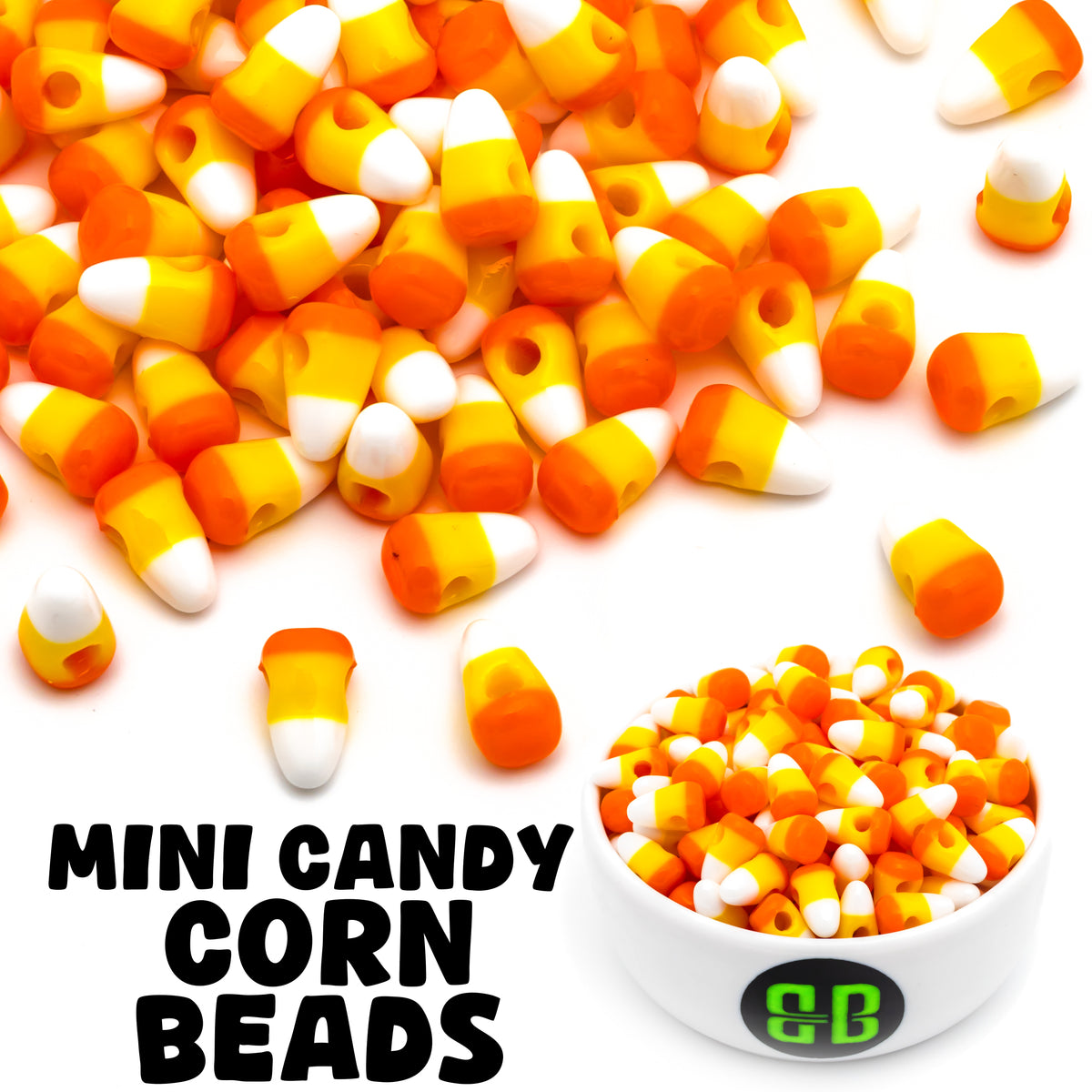 Mini Candy Corn Beads