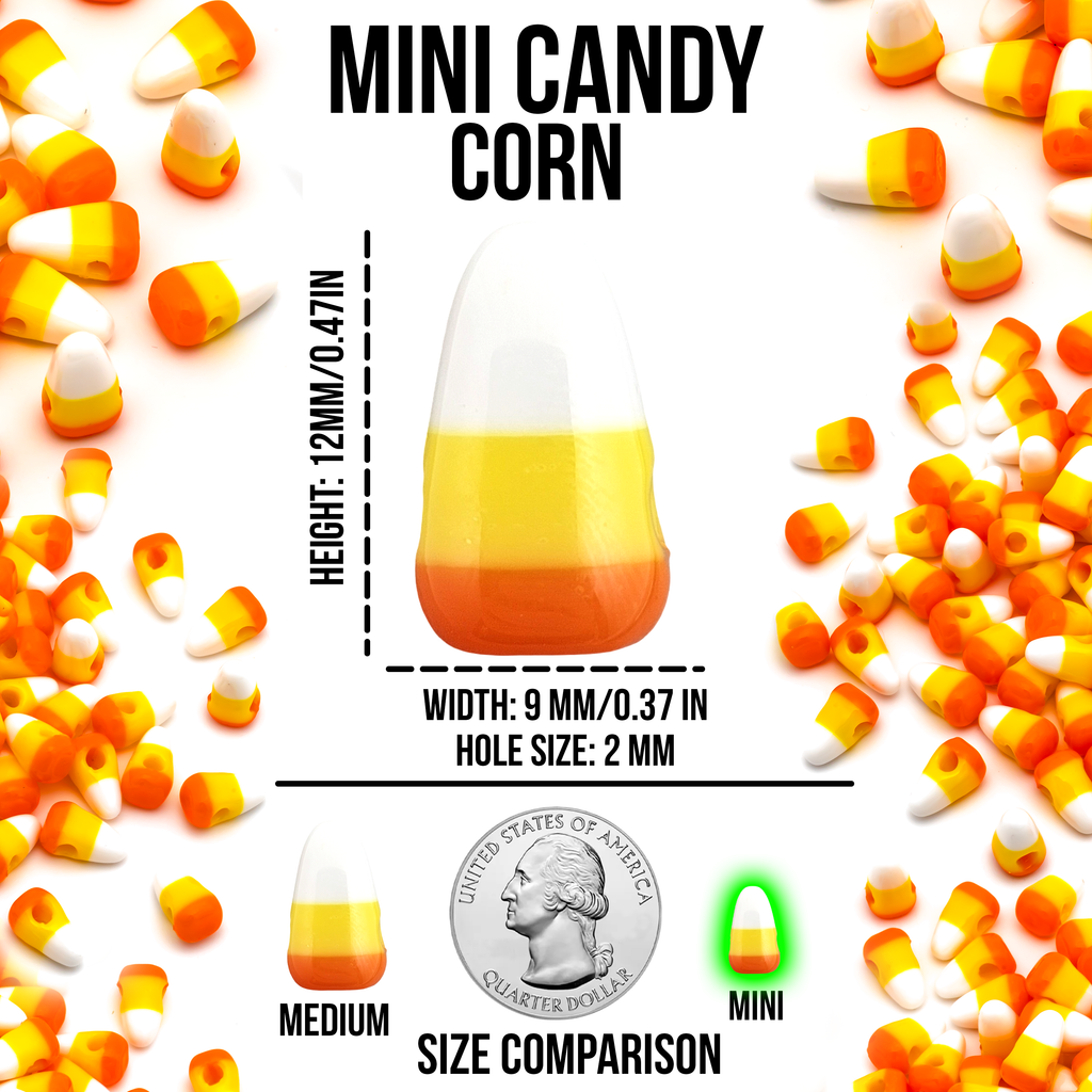 Mini Candy Corn Beads