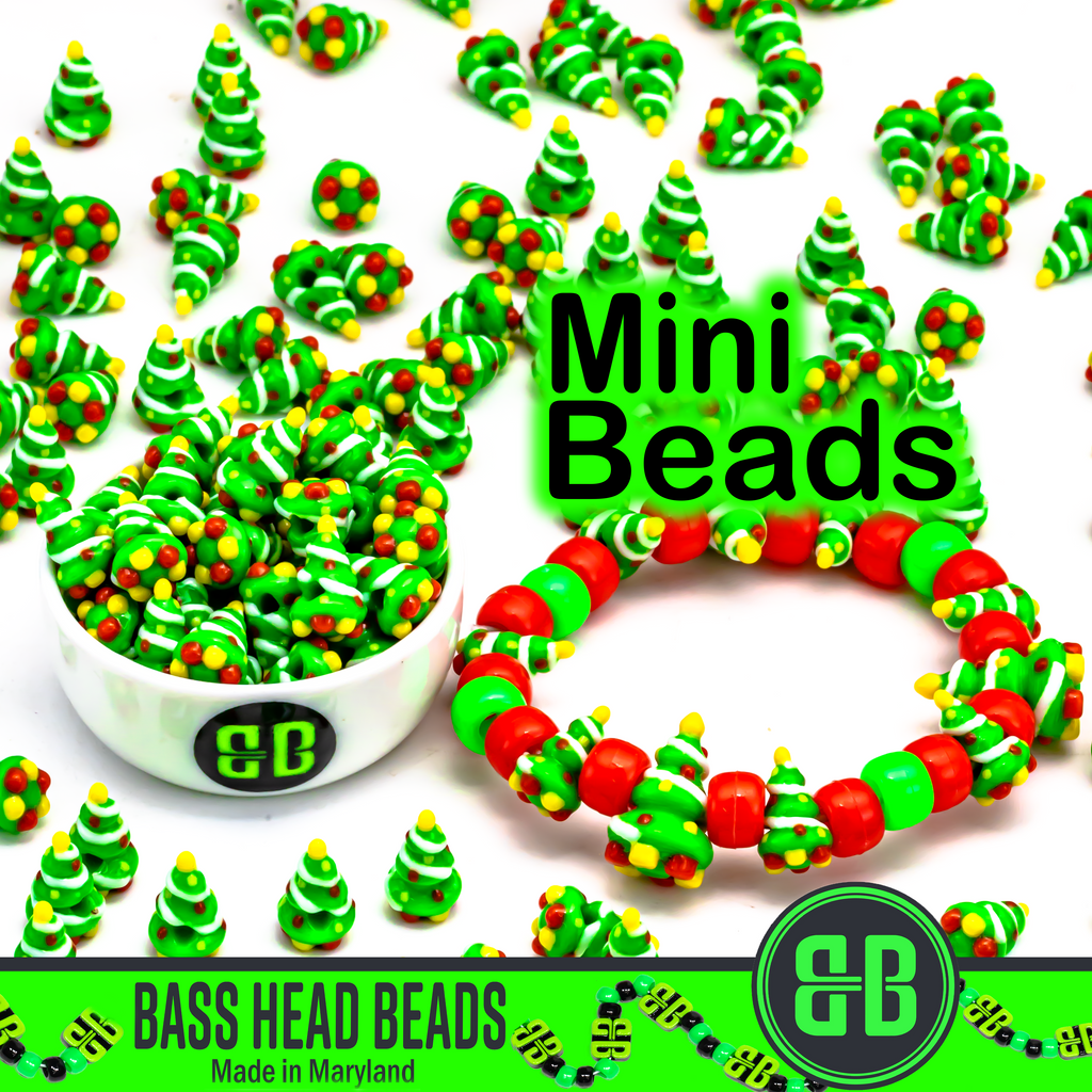 Mini Christmas Tree Beads