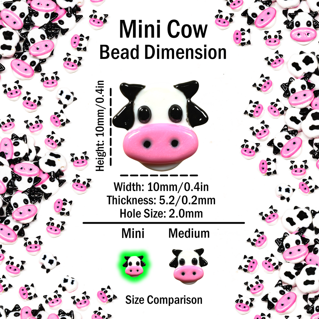Mini Cow Beads