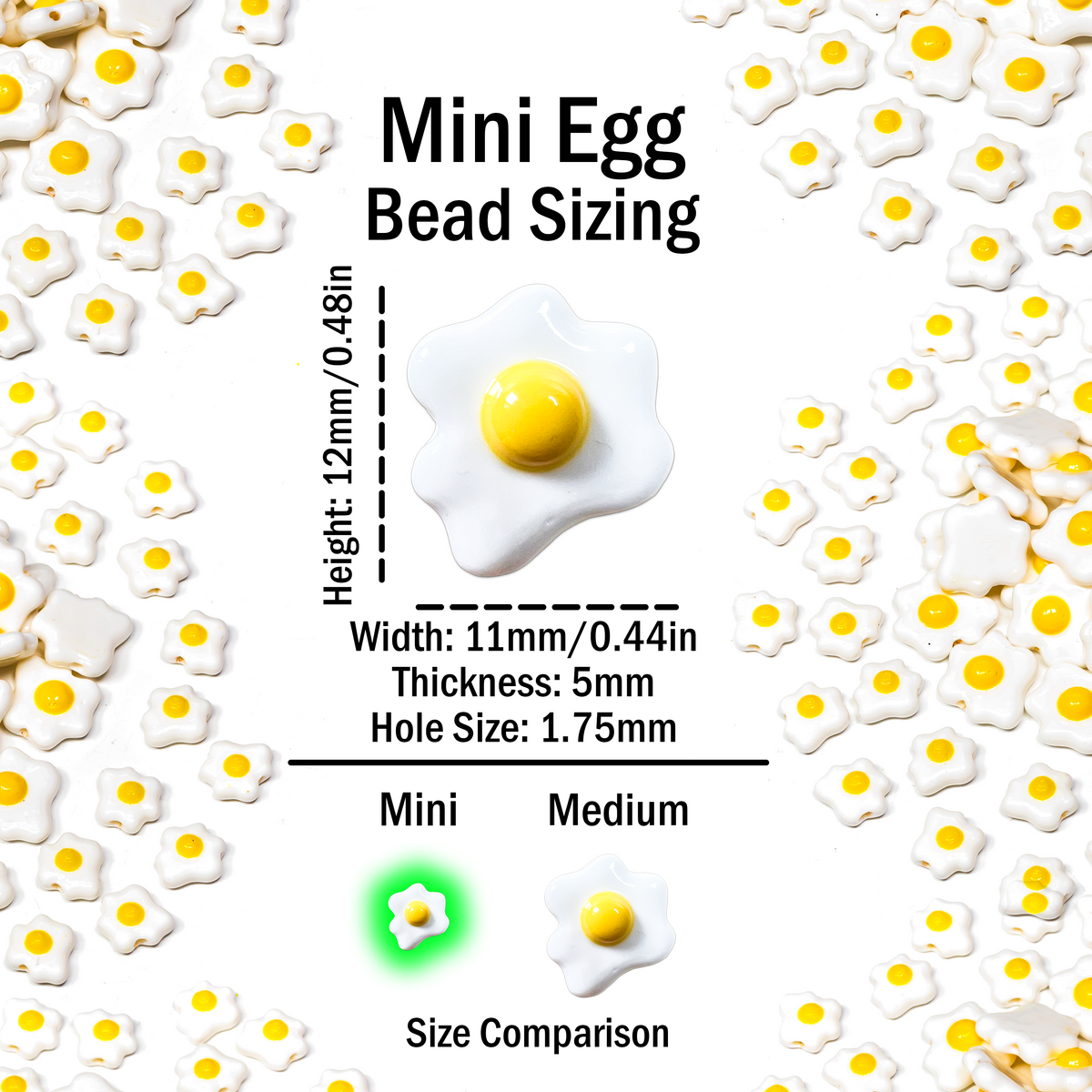 Mini Egg Beads