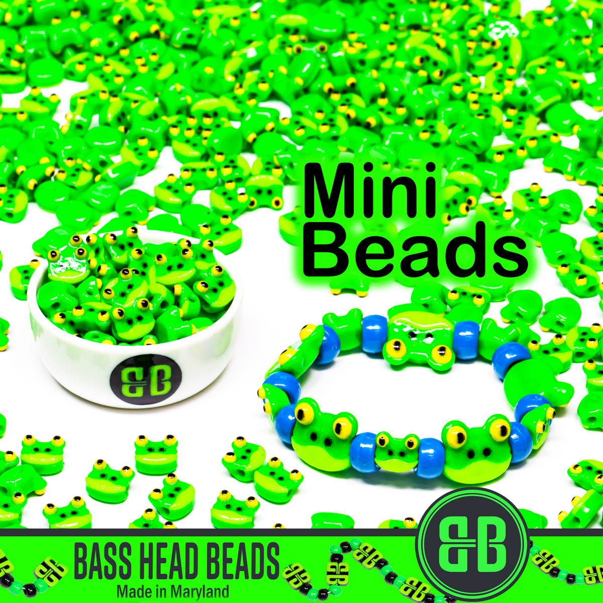 Mini Frog Beads