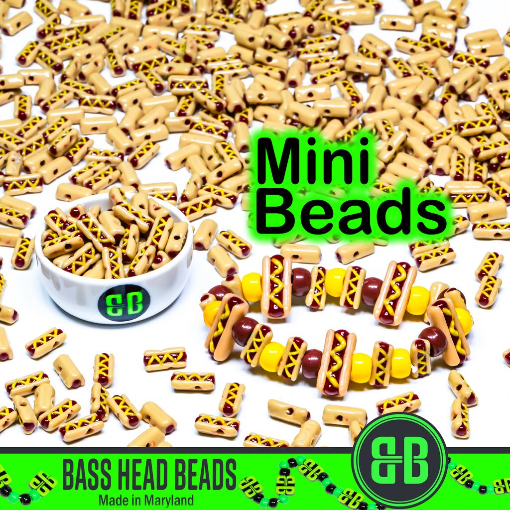Mini Hot Dog Beads