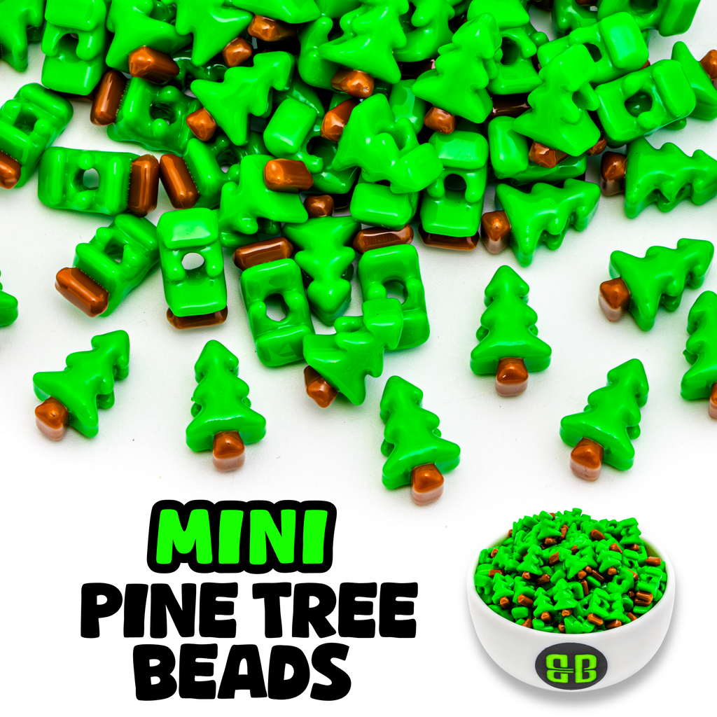 Mini Pine Tree Beads