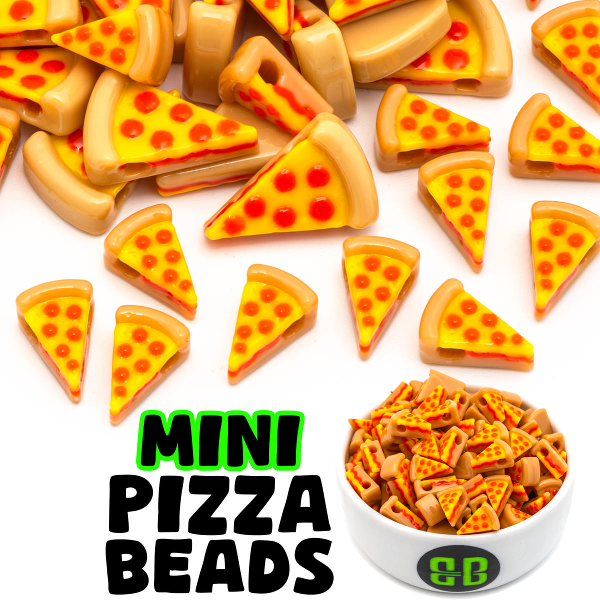 Mini Pizza Beads