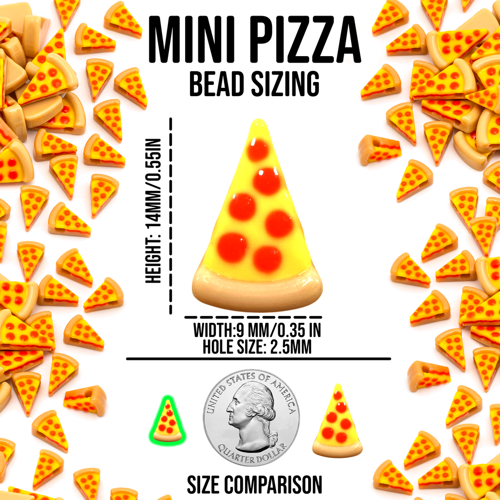 Mini Pizza Beads