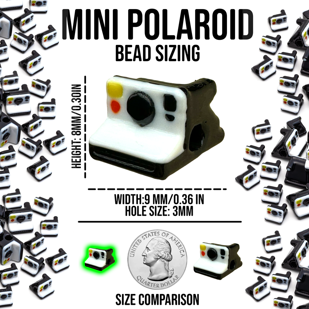 Mini Polaroid Inspired Beads