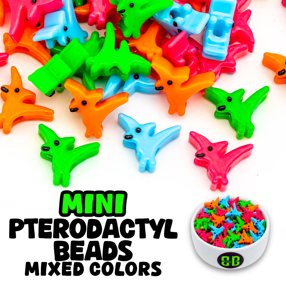 Mini Pterodactyl Beads