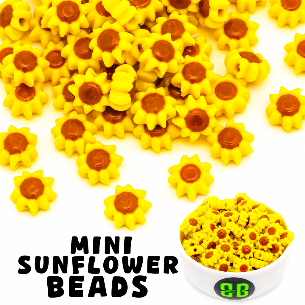 Mini Sunflower Charity Beads