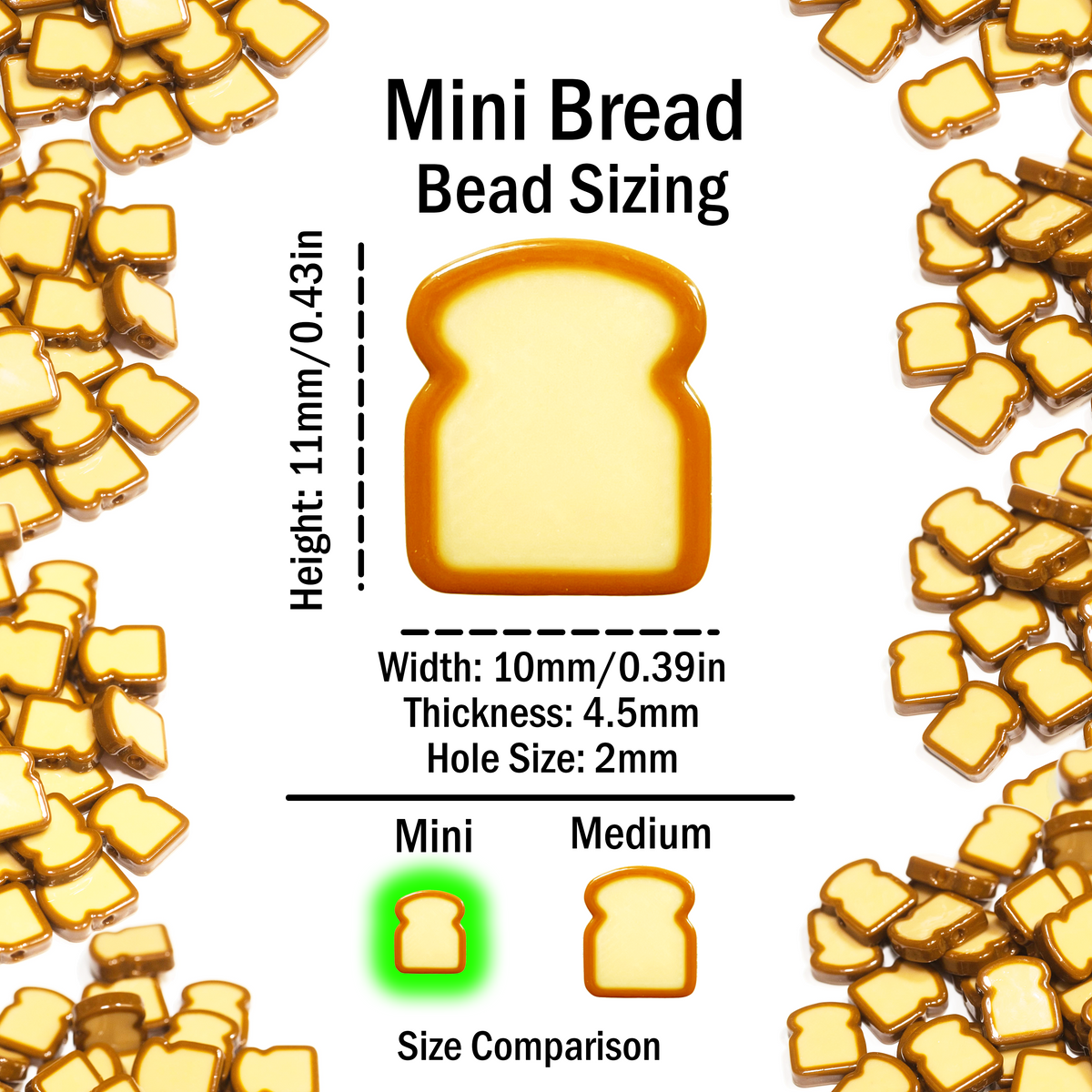 Mini Toast Beads