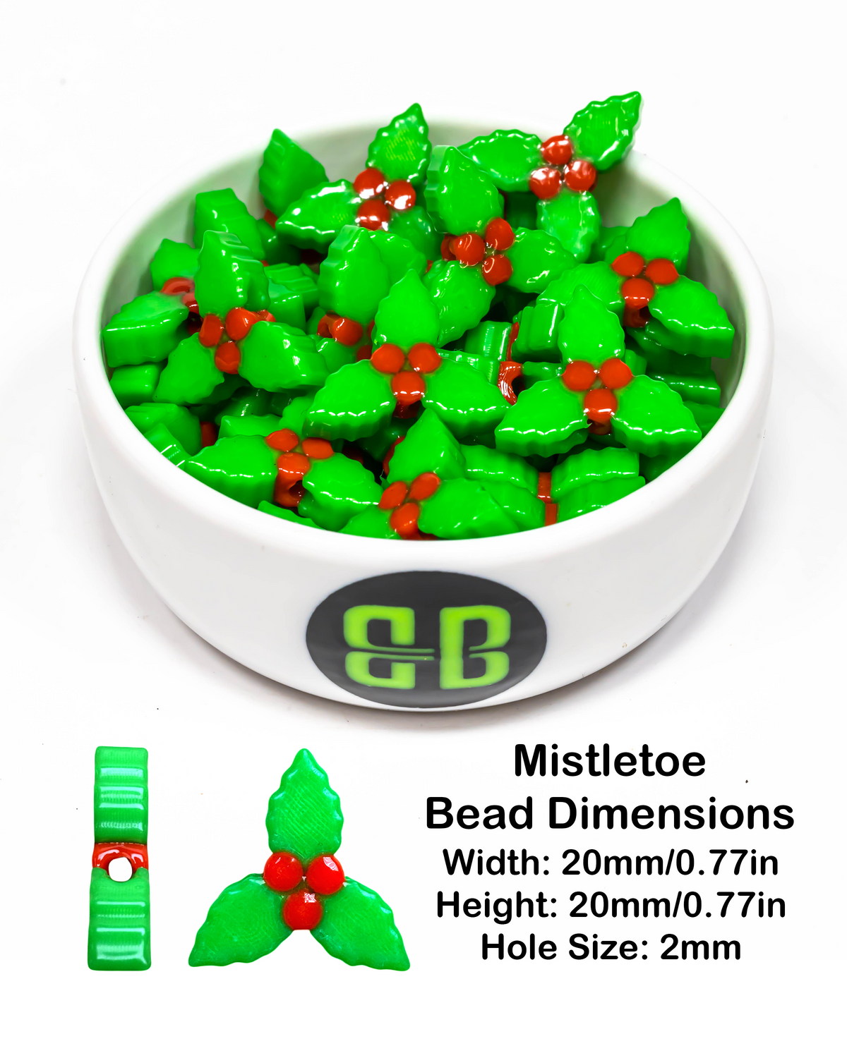 Mistletoe Beads