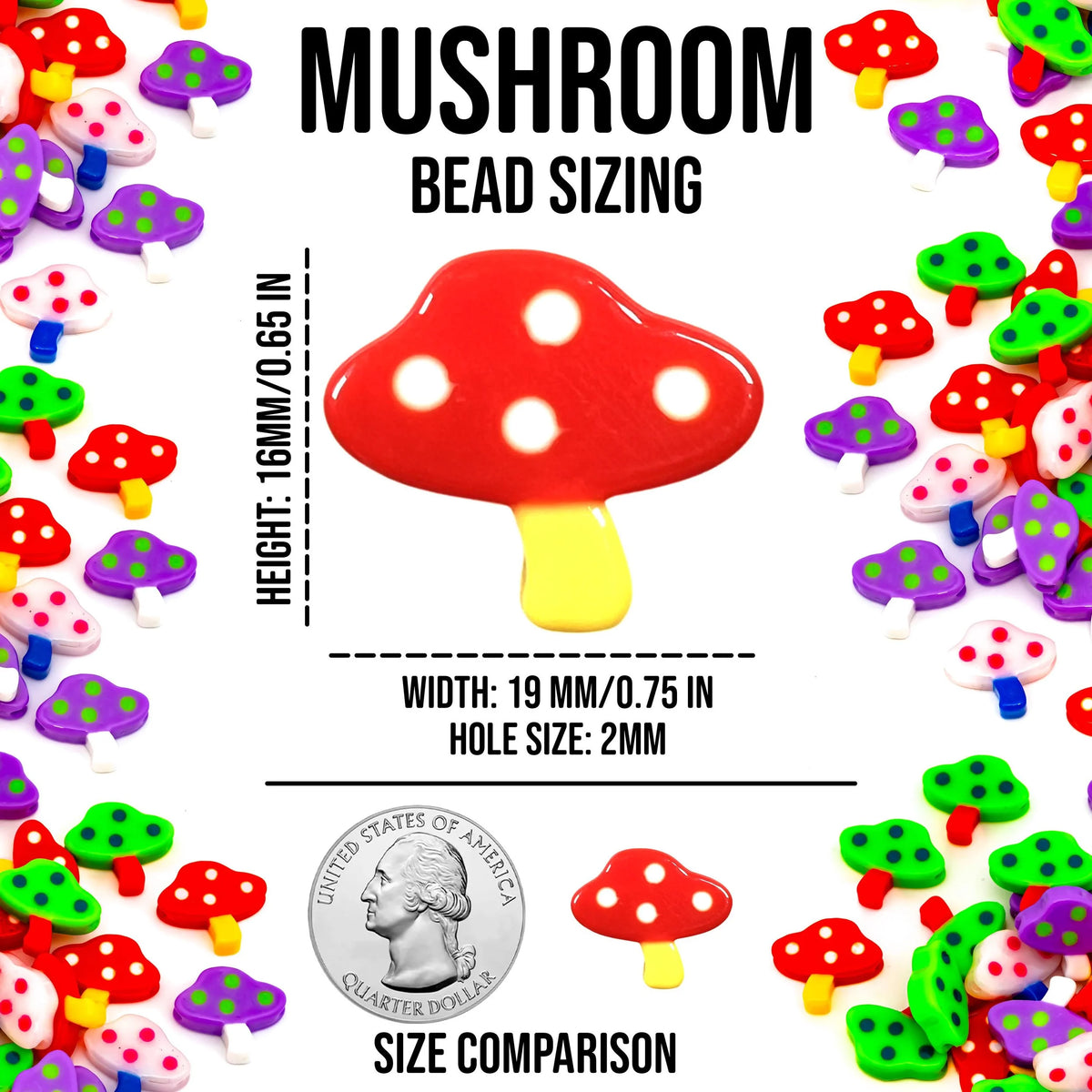 Mushroom Beads