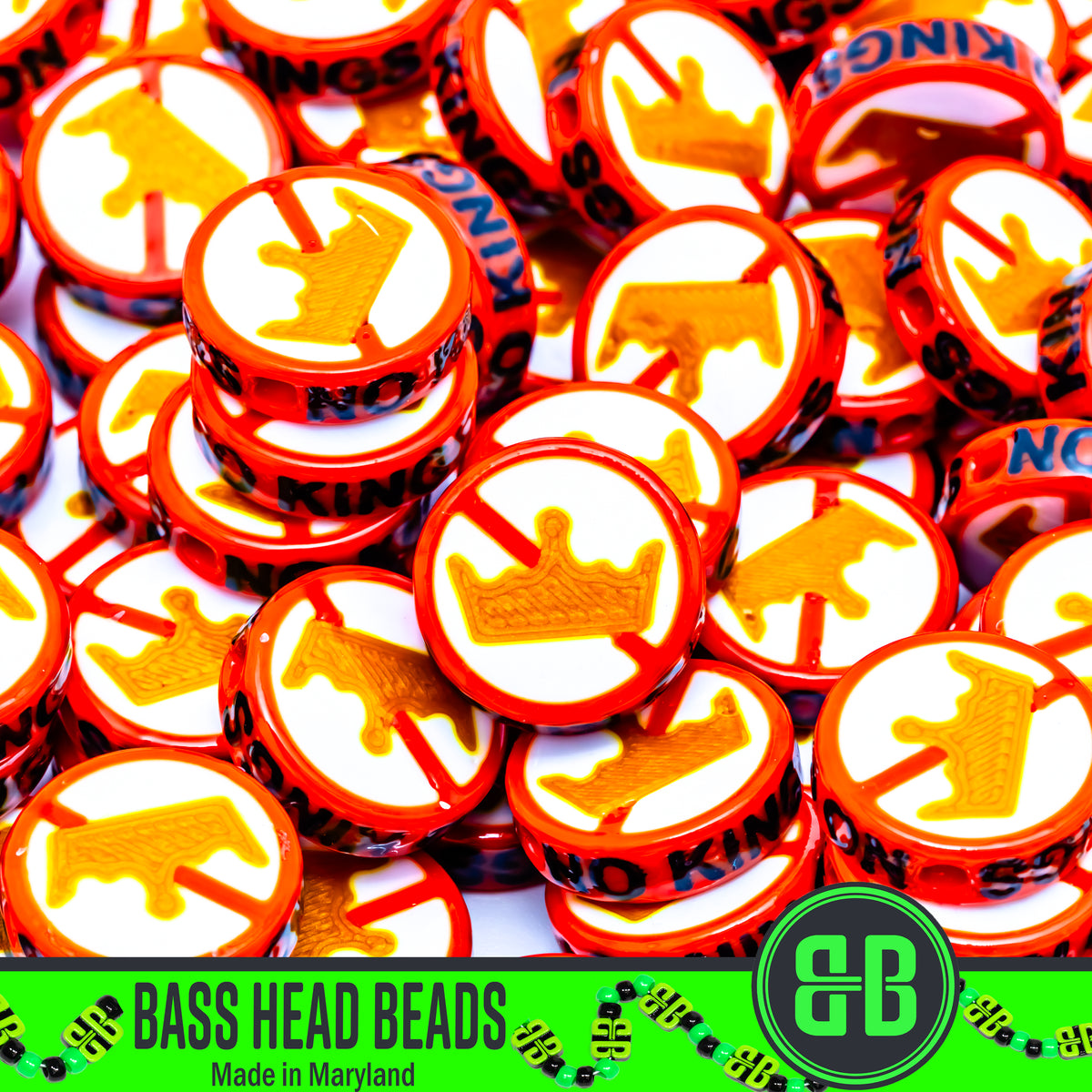 No Kings Charity Beads