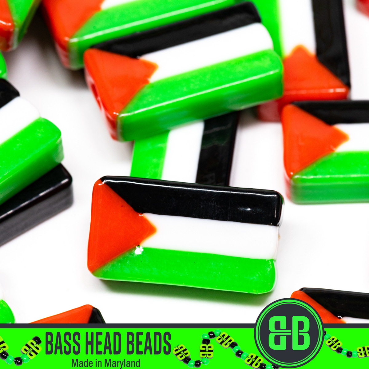 Palestinian Flag Charity Beads