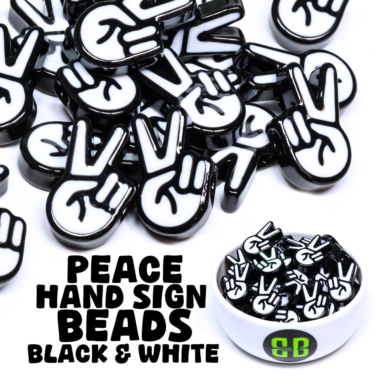 Peace Sign Beads