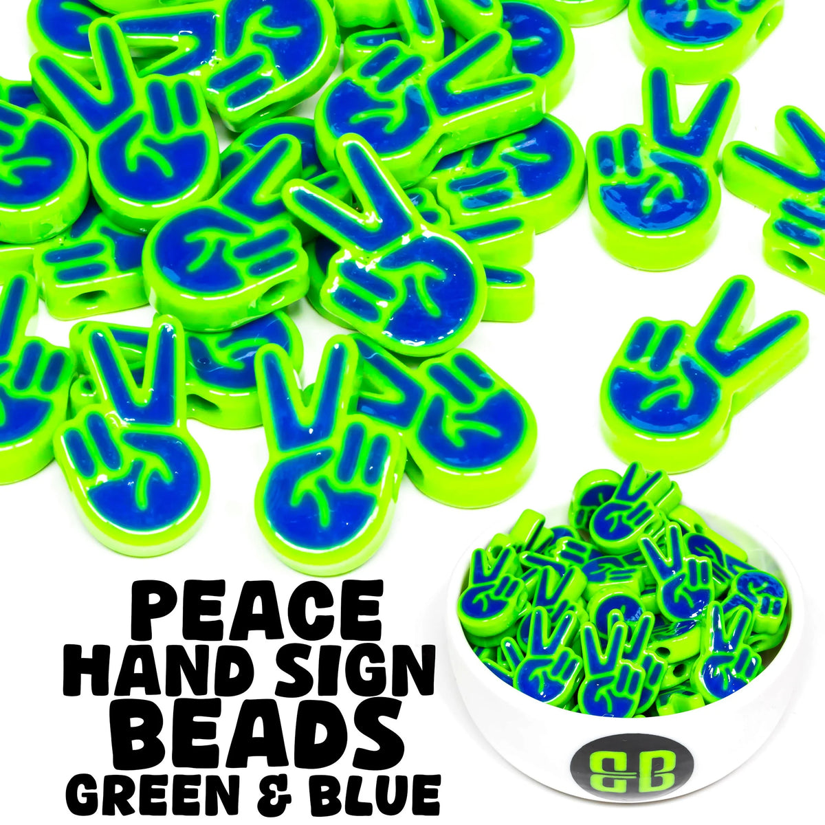 Peace Sign Beads