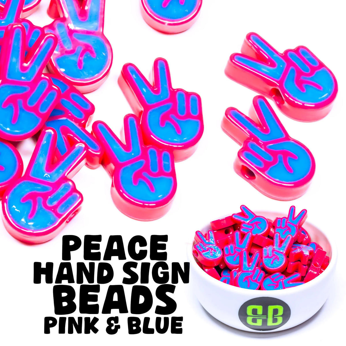 Peace Sign Beads
