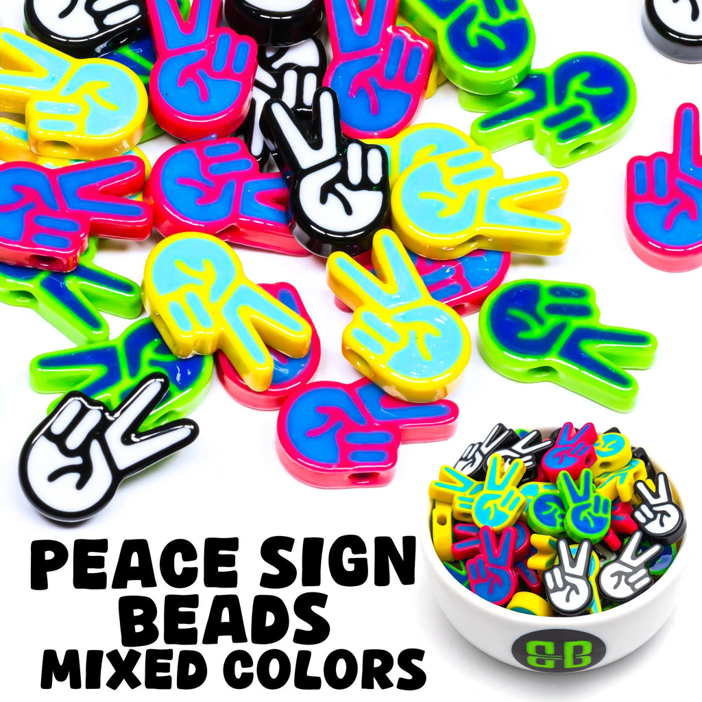 Peace Sign Beads