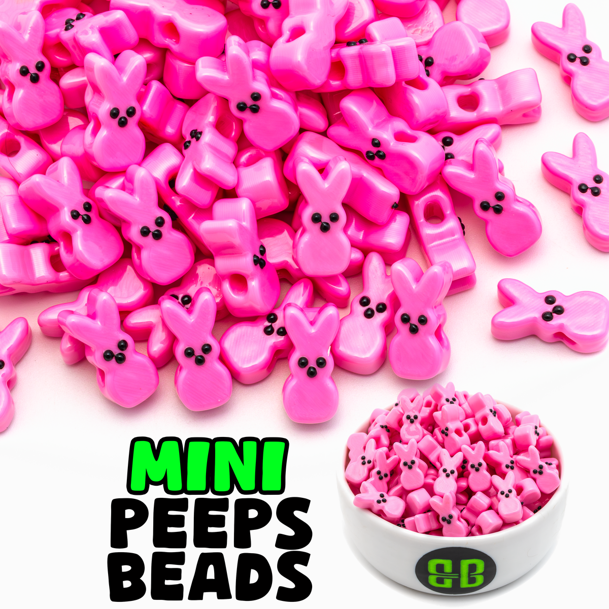 Mini Peeps Beads
