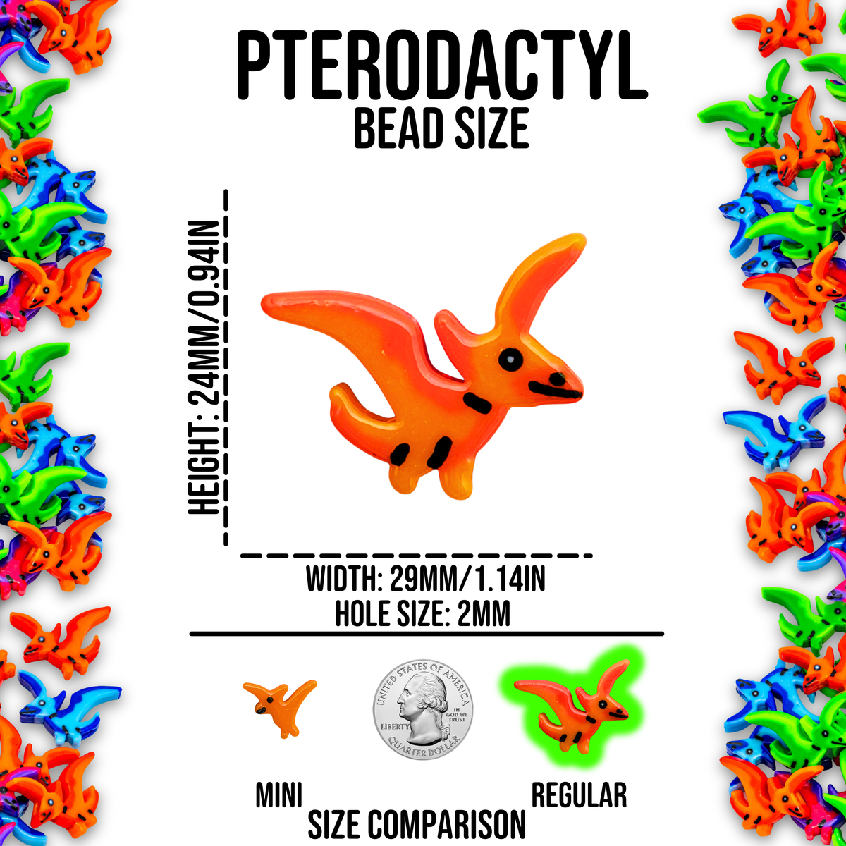 Pterodactyl Beads