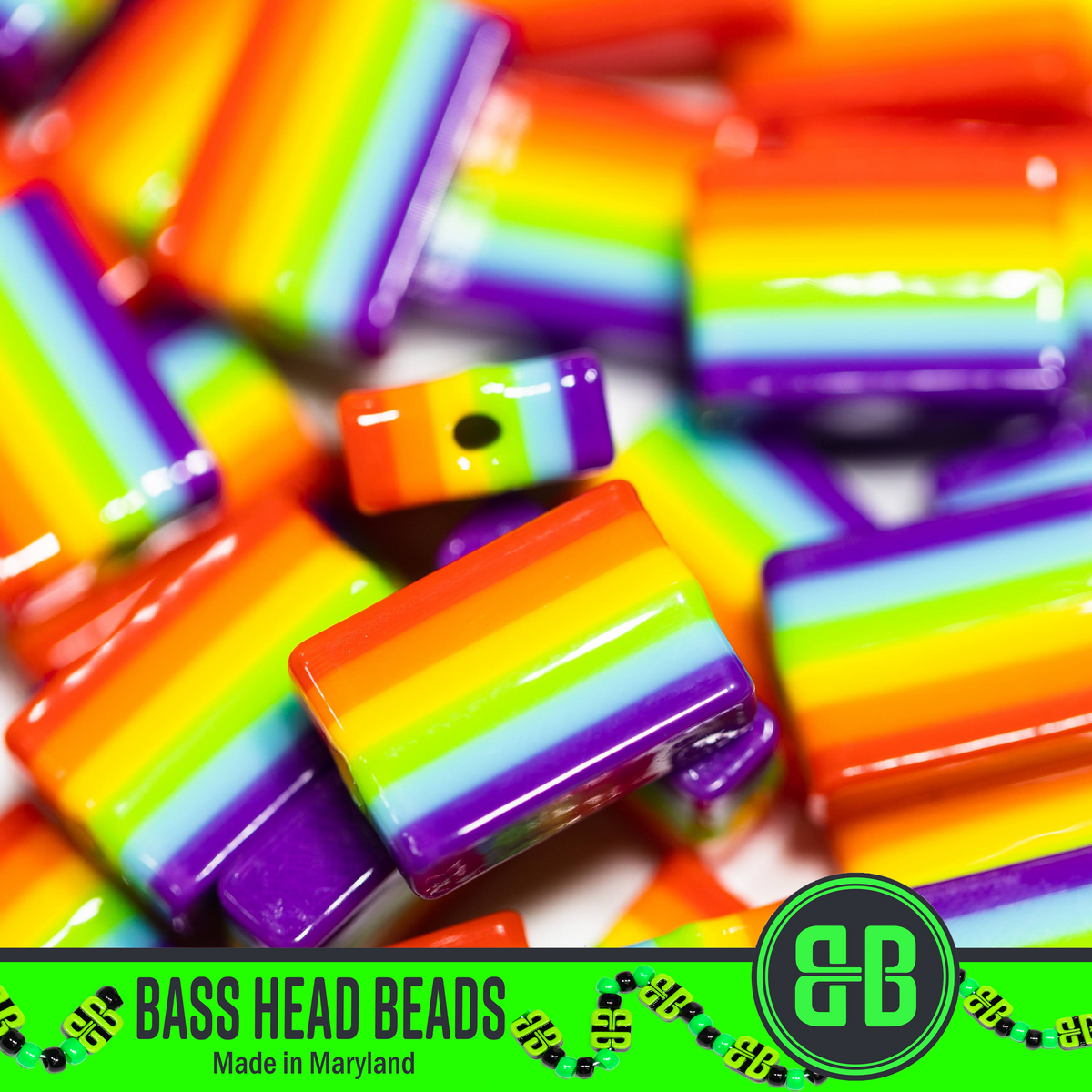 Pride Heart Beads